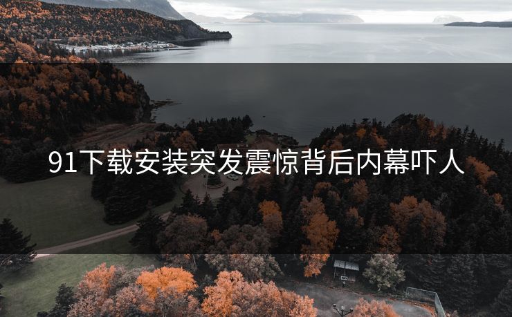 91下载安装突发震惊背后内幕吓人